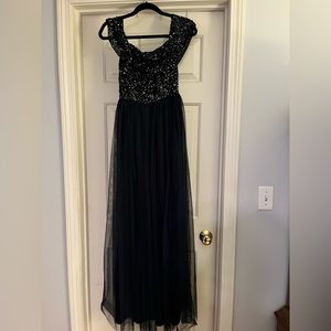 Maya Deluxe bridesmaids dress.